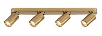 Rabalux L&aacute;mpara De Techo Con Tira Dorada, Focos M&oacute;viles Para Sal&oacute;n/recibidor, 4xgu10 5w, Mirina Rabalux