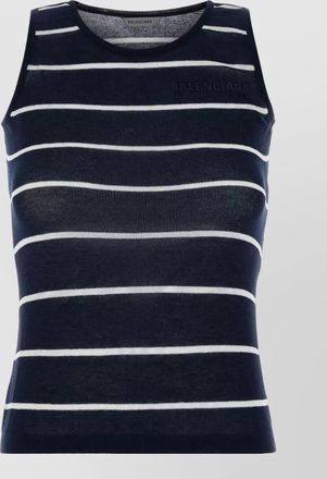 Balenciaga embroidered knit tank top