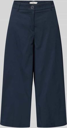 Brax Brax Regular Fit Culotte aus Baumwoll-Mix Modell MELLI in Marine, Gr&ouml;&szlig;e 48