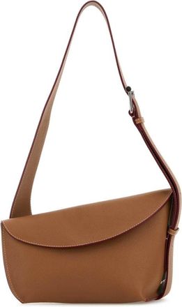 Alexander McQueen Alexander Mcqueen Caramel Large Sling T-Bar Crossbody Bag