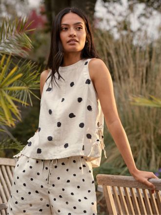 Fat Face FatFace Darcy Ivory Spot Regular Blouse