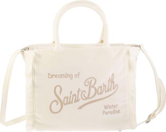 MC2 Saint Barth Colette fluwelen handtas met logo