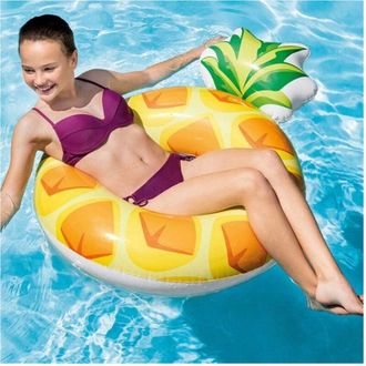 Trade Shop Trade Shop - Salvagente Ciambella Gonfiabile Ananas 117 X 86 Cm Mare Piscina Spiaggia