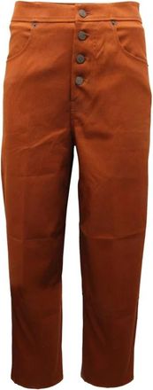 Department Five Italiaans Gemaakt Margie Wortelbroek - Dames - Straight fit broeken - Bruin - W27 - Broeken