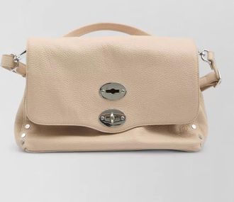 Zanellato daily s shoulder bag hammered leather