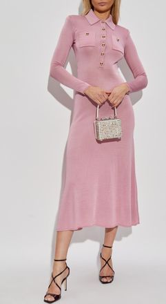 Self Portrait Dress With Pockets, Womens, Pink