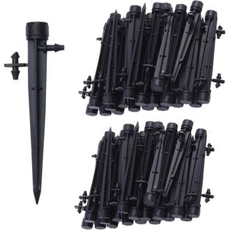 OEM 100 Gocciolatori Per Irrigazione A Goccia A 360&deg; Con 8 Orifizi, Per Tubi Da 1/4 Di Pollice (4-7 Mm), Sistema Per Giardino