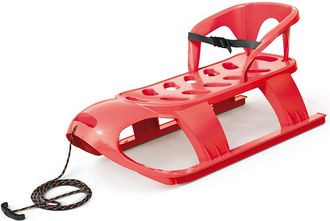 OEM Trineo Con Respaldo Y Asiento Rojo