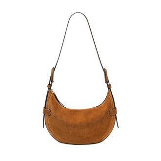 Fossil Womens Harwell hobo, Saddle, Large