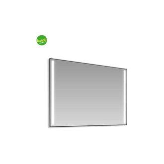 Mobo Specchio Mobo 70x100cm Cornice Nera 2 Fasce led