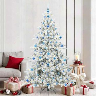 vidaXL &Aacute;rbol De Navidad Artificial Con Ramas Articuladas 210 Cm Pvc