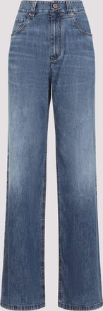 Brunello Cucinelli Brunello Cucinelli jeans met wijde pijpen