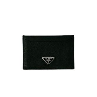 Prada Pre-owned Wallets, female, Black, Size: ONE SIZE Pre-owned Card Case