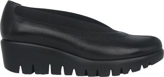 Wonders Zwarte Damesloafer - Agadir - Dames - Sleehakken - Zwart - 41 EU - Leer - Schoenen