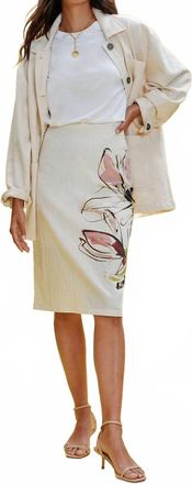 Sanctuary Spring Flowers Pencil Skirt In Fleur