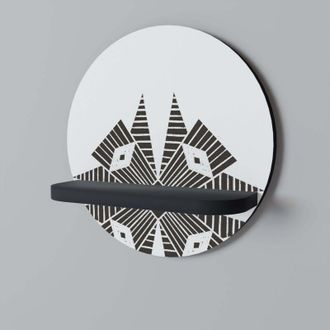 OEM Estante Redondo Monocrom&aacute;tico Nexus Negro