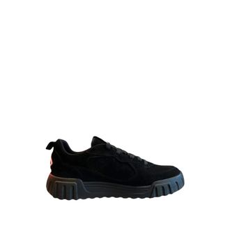 Casablanca Court Sneaker - Heren - Sneakers - Zwart - 41 EU - Leer - Schoenen