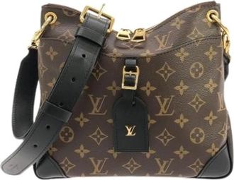 Louis Vuitton Pre-owned Vintage Canvas Shoulder Bag - Dames - Vintage Schoudertas - Bruin - ONE Size - Vintage