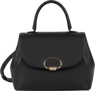 Lancaster Milano Pia Handtas - Dames - Handtassen - Zwart - ONE Size - Katoen - Tassen