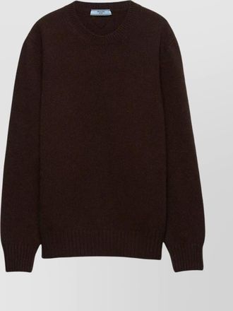 Prada cashmere and wool crew-neck pullover