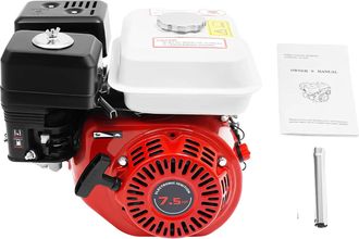OEM Motor De Gasolina, 4 Tiempos, 212 Cc, Rojo