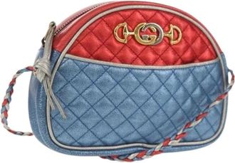 Gucci Pre-owned Vintage Cross Body Bag - Dames - Vintage Schoudertas - Veelkleurig - ONE Size - Leer - Vintage