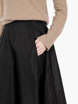 Add Gonna midi imbottita nero