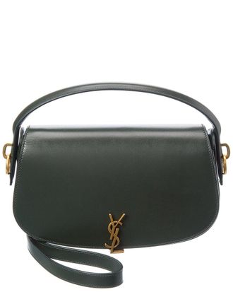 Saint Laurent Voltaire Box Leather Shoulder Bag