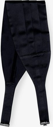 Brunello Cucinelli Mens Cummerbund Cotton-Silk Blue Cotton Silk Belt