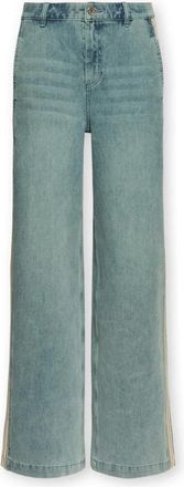 Elena Miro Palazzo Jeans - Dames - Loose Fit Jeans - Blauw - 4XL - Katoen - Jeans