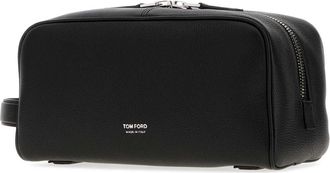 Tom Ford Mens Black Leather Beauty Case Clutch