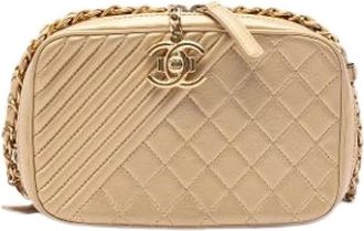 Chanel Borsa Pre-owned Coco Boy Camera Bag - - Pre-owned - Donna - Beige - ONE SIZE