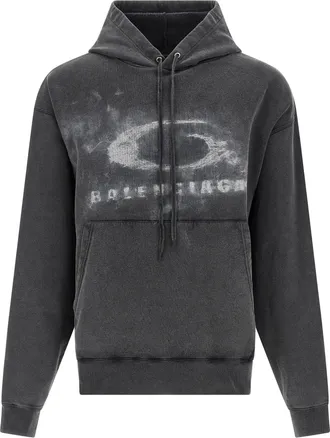 Balenciaga Bicolor Cotton Mens Sweatshirt