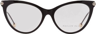 Philipp Plein Demo Cat Eye Ladies Eyeglasses VPP037S 0700