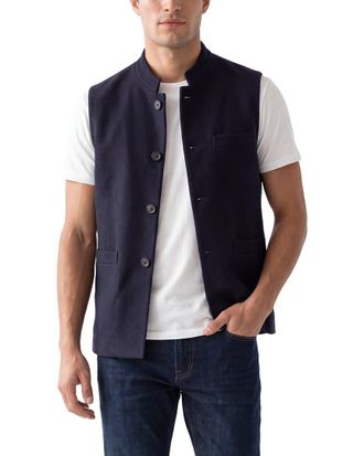 N.Peal N.Peal Wool & Cashmere-Blend Waistcoat