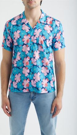 Boardies Floral Camp Shirt in Multi at Nordstrom, Size Xx-Large
