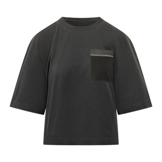 Brunello Cucinelli Mujer, Camisetas, Negro, Talla: S