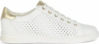 Geox Jaysen Sneakers - Dames - Sneakers - Wit - 41 EU - Leer - Schoenen