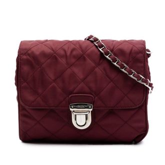 Prada Pre-owned Prada Impuntu Tessuto Chain Crossbody Ladies 44VE3HXABCT4M3ZI