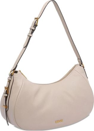 Liu Jo Medium Hobo Bag - Dames - Schoudertassen - Beige - ONE Size - Polyester - Tassen