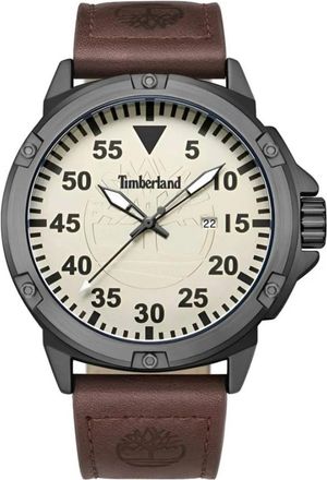 Timberland Leren Horloge met Band - Heren - Horloges - Bruin - ONE Size - Leer - Accessoires