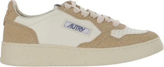 Autry Sneakers, female, Brown, Size: 11 US Suede Low Sneakers Unisex White Brown