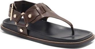 Free People Suri Ankle Strap Sandal in Bitter Chocolate at Nordstrom, Size 7.5