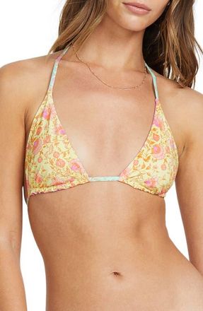 Billabong Folk Story Reversible Remi Bikini Bottoms in Mulch at Nordstrom, Size Medium
