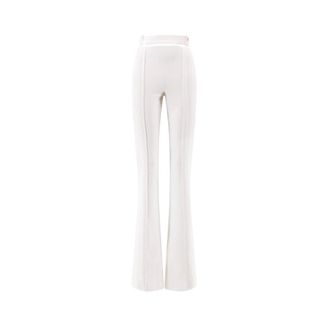 Elisabetta Franchi Dames, Broeken, Wit, Maat: 2XL