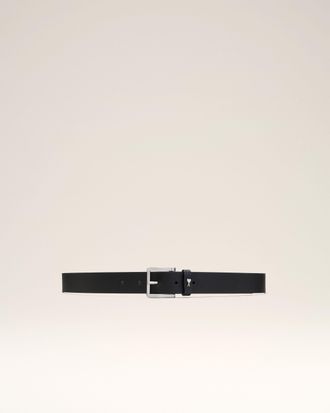 Ami Black Cowhide Leather Paris Paris Belt Black - 105 - Unisex