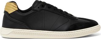 Versace Sneakers met logoplakkaat - Zwart