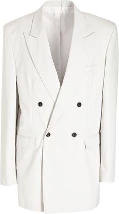8 by YOOX COTTON DOUBLE BREASTED LONG BLAZER