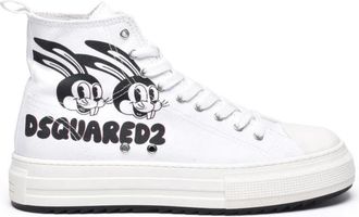 Dsquared2 Berlin Sneakers - Heren - Sneakers - Wit - 38 EU - Katoen - Schoenen