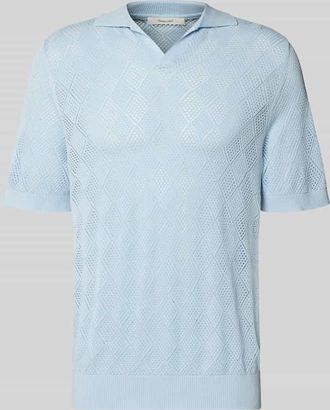 Selected Regular Fit Poloshirt aus reiner Baumwolle Modell ARCO in Bleu, Gr&ouml;&szlig;e XXL